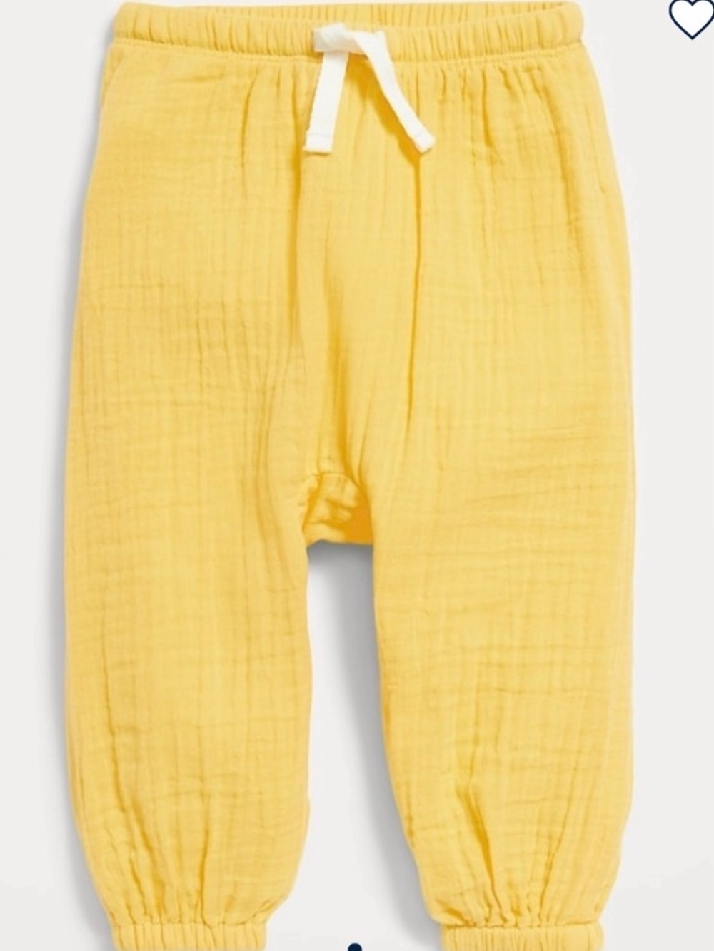 Unisex Baby Girl Boy Double Weave Joggers | Size 12-18m